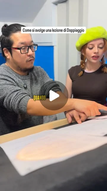 Una dimostrazione didattica di doppiaggio con Diego.