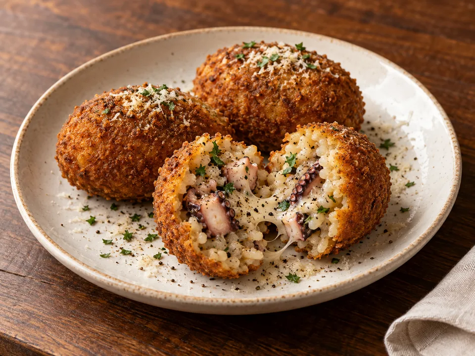 Supplì Polipo Cacio e Pepe — immagine illustrativa