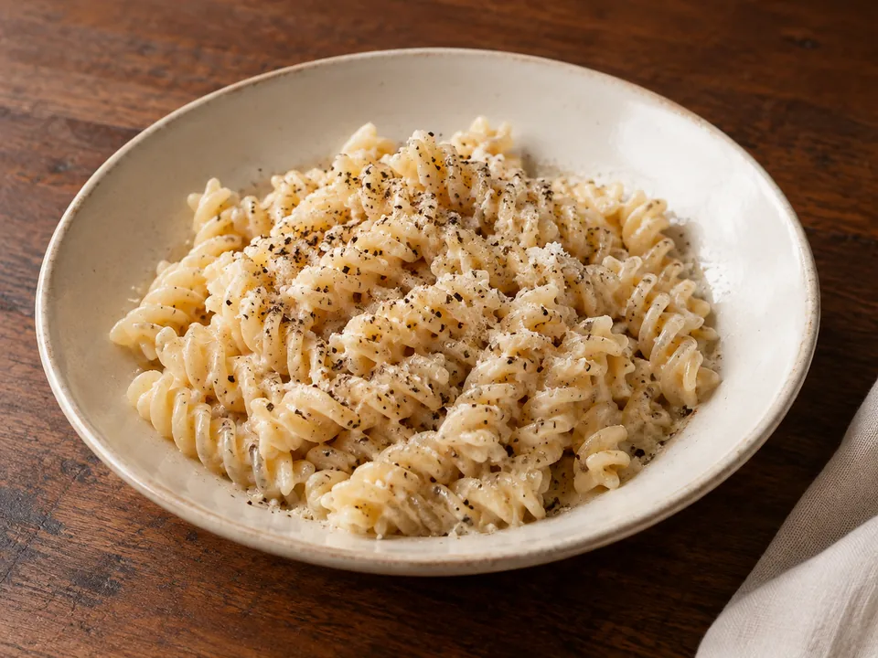 Fusilli Cacio e Pepe — immagine illustrativa